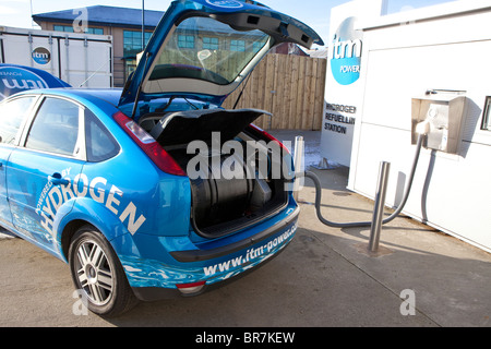 Wasserstoffgas angetrieben Ford Auto im Vereinigten Königreich, entwickelt von Itm industries Stockfoto