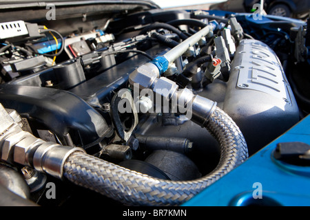 Wasserstoffgas angetrieben Ford Auto im Vereinigten Königreich, entwickelt von Itm industries Stockfoto