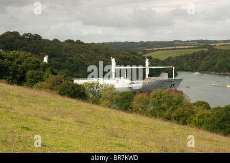 Schifffahrt auf dem Fluss Fal aufgelegt Stockfoto