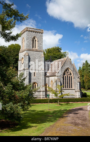 Str. Marys Kirche auf dem Gelände des Bicton Park Botanical Gardens East Budleigh, Devon Stockfoto