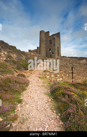 Wheal Coates Zinnmine in der Nähe von St. Agnes auf The Cornish Coast, North Cornwall, UK Stockfoto