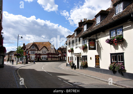 High Street, Fordingbridge, Hampshire, England, Vereinigtes Königreich Stockfoto