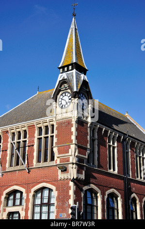 Rathaus-Turmuhr, Nordstraße, Wareham, Dorset, England, Vereinigtes Königreich Stockfoto