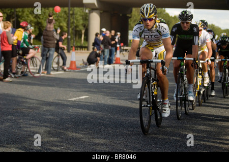 Tour durch Großbritannien 2010 Stufe 8 in Ost-London Docklands Stockfoto
