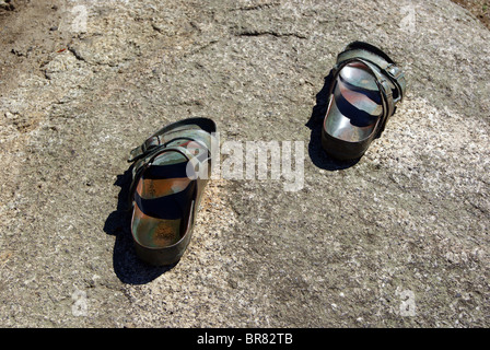 Sandalen-Denkmal Stockfoto