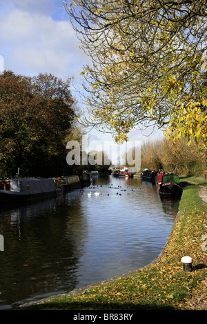 Grand union Canal Marsworth Lock Buckinghamshire Stockfoto