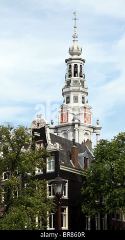 Amsterdam, Holland, Niederlande Zuiderkerktoren, südlichen Kirchturm Stockfoto