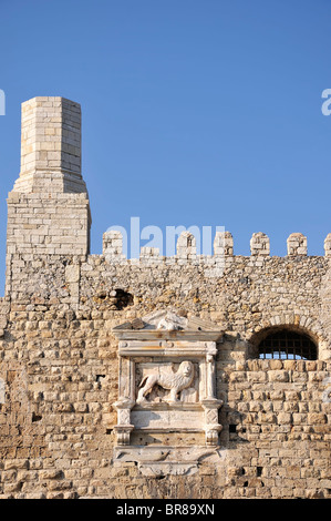 Detail von der venezianischen Festung, Iraklion, Kreta, Griechenland Stockfoto