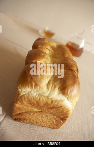 Laib Brot, Nahaufnahme Stockfoto