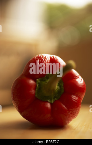 Red Paprika, Nahaufnahme, differential Fokus Stockfoto