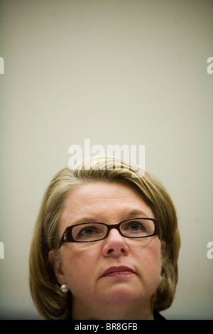 Bildungsministerin Margaret Spellings bezeugt vor dem Ausschuss für Bildung und Arbeit über die Student Loan scan Stockfoto