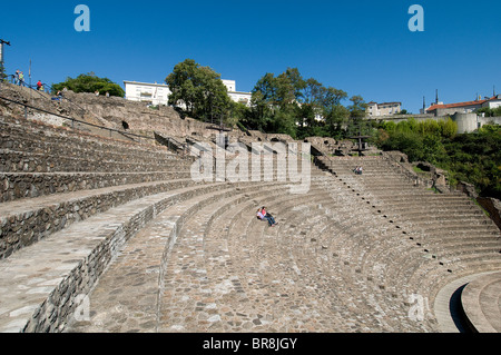 Die Römerzeit Theater auf dem Fourvière-Hügel.  Lyon, Rhone-Alpes, Frankreich Stockfoto