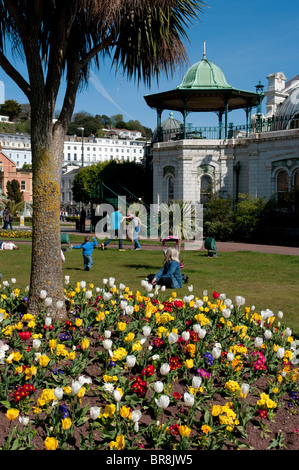 Europa, Großbritannien, England, Devon, Torquay Abtei Torre Gärten Frühling Stockfoto