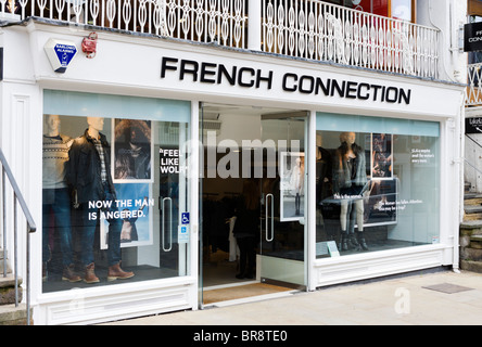 French Connection speichern in Chester Stadtzentrum, Cheshire, England, UK Stockfoto