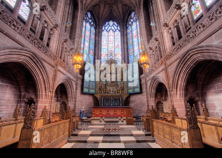 Eine innere Foto von der Marienkapelle in Liverpool Anglican Cathedral oder die Kathedrale Kirche Christi in Liverpool Stockfoto