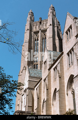 USA Yale University Law School Building, Sterling Law Building, auf dem Campus in New Haven Connecticut Stockfoto