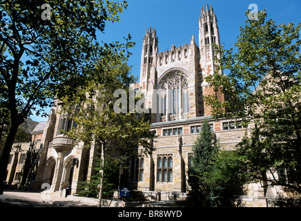 Yale University Sterling Law School Building. Yale Campus Gotische Steingebäude in New Haven Connecticut, USA Stockfoto