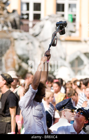 als Fotograf Stockfoto