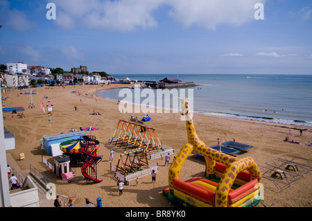 Europa, Großbritannien, England, Kent, Broadstairs Beach Viking Bay Stockfoto