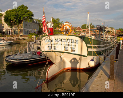 Schoner Lois McClure in Fairport NY USA Stockfoto