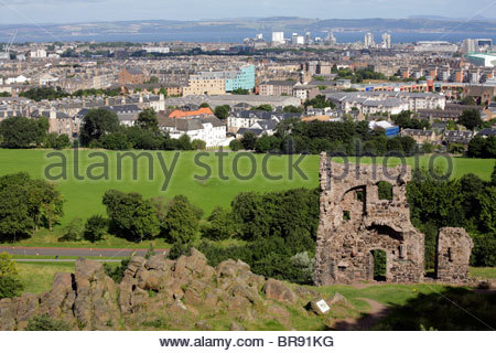 Kapelle St Anthony, Sitz Arthurs Edinburgh Stockfoto