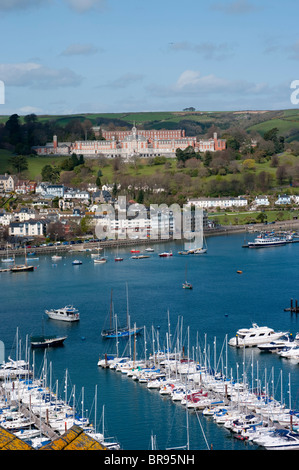 Europa, Großbritannien, England, Devon, Dartmouth Harbour Kingswear Stockfoto