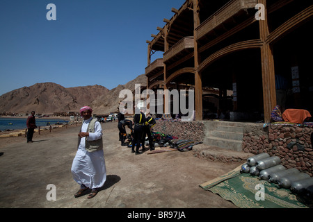 Der Tauchplatz Blue Hole, Dahab, Ägypten Stockfoto