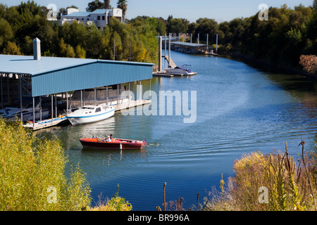 Sacramento Marina in Sacramento, Kalifornien Stockfoto