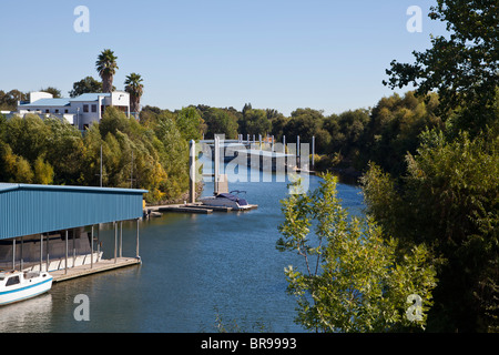 Sacramento Marina in Sacramento, Kalifornien Stockfoto