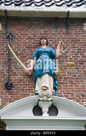 Hindeloopen Friesland alte Angeln Fisch Stadt IJsselmeer Fryslan Niederlande Stockfoto