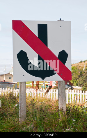 Melden Sie keine Anker, Trinity, Neufundland, Kanada Stockfoto