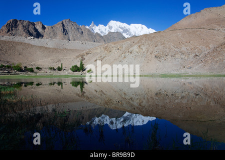 Borith See, Passu, Hunza-Tal, Pakistan Stockfoto