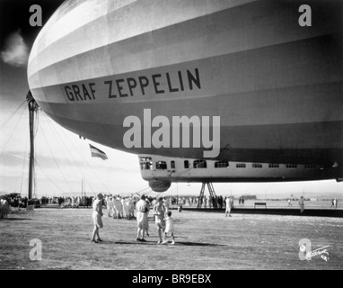 1930ER JAHRE GRAF ZEPPELIN DEUTSCHEN STARRE LUFTSCHIFF Stockfoto