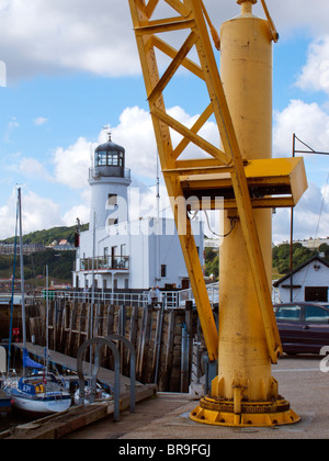 Scarborough Leuchtturm, North Yorkshire, England Stockfoto