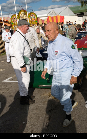 Sterling Moos. Goodwood Festival of Speed. Goodwood Sussex. GROSSBRITANNIEN 2010 2010ER JAHRE HOMER SYKES Stockfoto