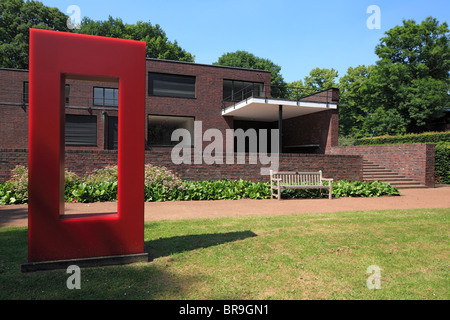 Museumskomplex Haus Lange Und Haus Esters, Das Foto weitergeleitet Haus Lange, Krefeld, Rhein, Niederrhein, Nordrhein-Westfalen Stockfoto