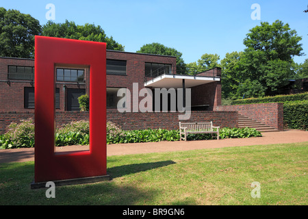 Museumskomplex Haus Lange Und Haus Esters, Das Foto weitergeleitet Haus Lange, Krefeld, Rhein, Niederrhein, Nordrhein-Westfalen Stockfoto