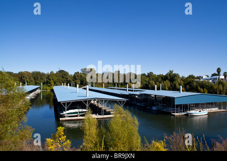 Sacramento Marina in Sacramento, Kalifornien Stockfoto