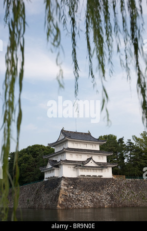 Ein nach außen Gebäude des Hommaru Palastes in Nagoya Castle, Nagoya, Japan. Stockfoto