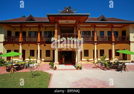 Gästehaus in Luang Namtha, Laos Stockfoto