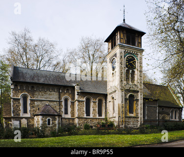 St Pancras alte Kirche in der Nähe von Kings Cross, London UK Stockfoto