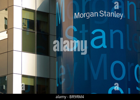 Finanzielle sorgen weiter an der Wall Street für amerikanische Banken und Versicherer weiter Donnerstag, 18. September 2008. Stockfoto