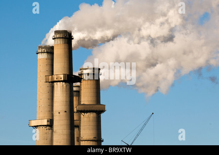 San Juan-Kohlekraftwerk Stockfoto