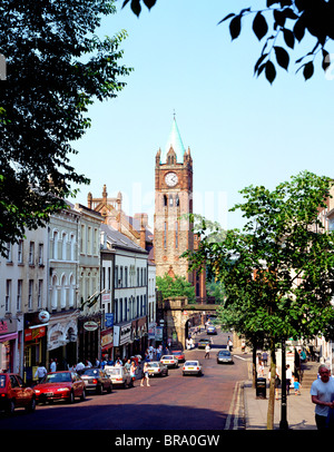 Shipquay Straße, Guildhall, Derry City, Irland Stockfoto