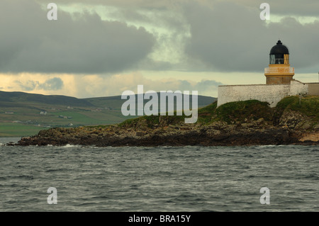 Niedrige Leuchtturm Hoy, Graemsay, Orkney Inseln, Schottland Stockfoto