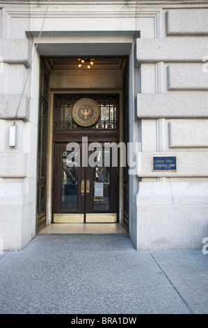 Eingang zur Vereinigten Staaten Konkurs Southern District Court von New York City Stockfoto