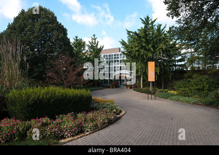 Franklin Park Conservatory Eingang.  Das Hotel liegt in Columbus Ohio Stockfoto