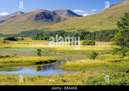 Loch Tulla, schwarzer Berg, Argyll, Schottland. Stockfoto