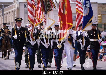 SCHLACHT VON BLUMEN PARADE FIESTA SAN ANTONIO TX Stockfoto