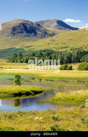 Loch Tulla, schwarzer Berg, Argyll, Schottland. Stockfoto